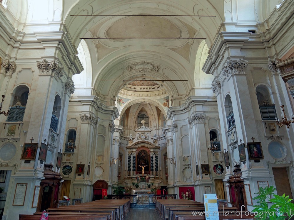 Campiglia Cervo (Biella, Italy) - Interior of the church of the Sanctuary of San Giovanni in Andorno